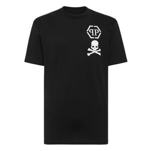 Philipp Plein Skull Graphic Short Sleeve Tee Men black Shirts